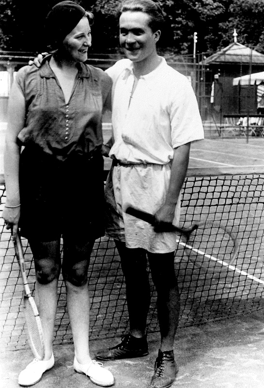 Wizemann Otto 1908-1938 mit Freundin, beim Deutschland- Flug abgestürzt